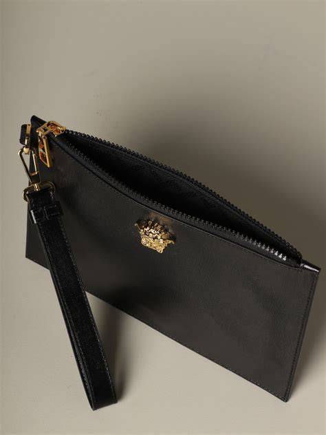 versace black clutch|versace clutch bag sale.